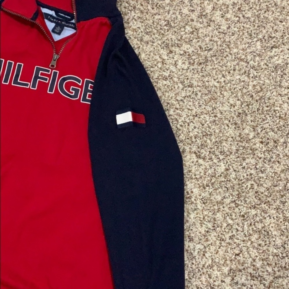 Lot of two Tommy Hilfiger 1/4 zip big boy sweatshirt size XL 20 - Picture 6 of 10
